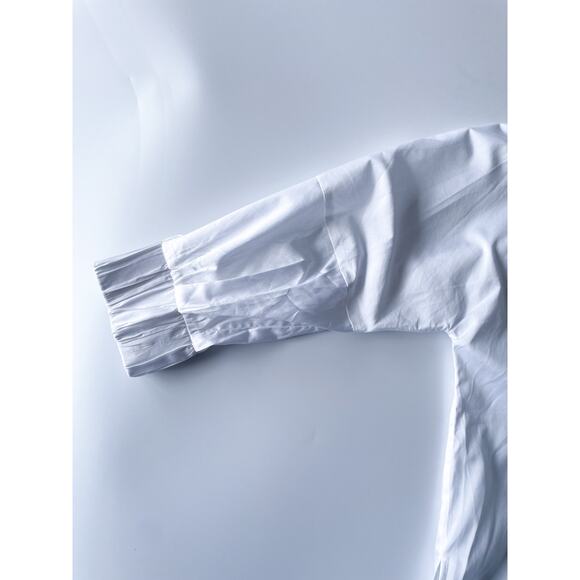 NWT Harshman Novia Blouse White Large - Picture 7 of 12